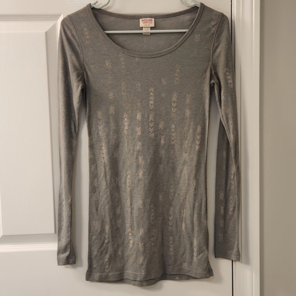Gray & Pink Long Sleeve